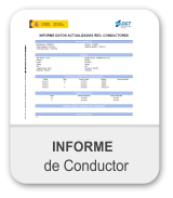 informe de conductor