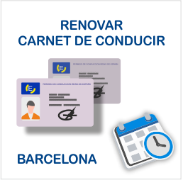 renovar carnet conducir BARCELONA